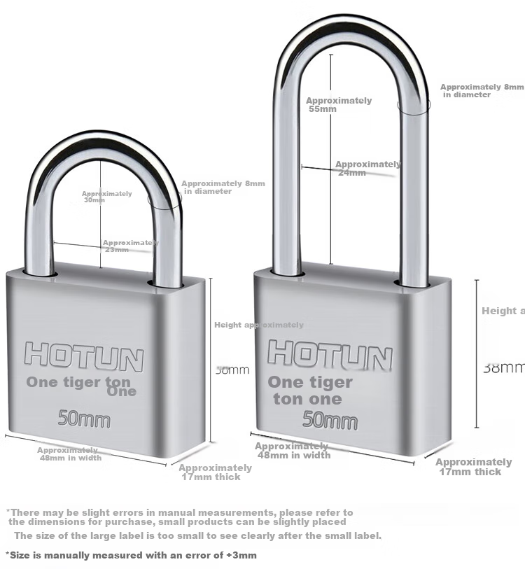 Замок навесной HOTUN, водонепроницаемый и устойчивый к ржавчине, дверной замок, оконный замок, противоугонный маленький замок 30 мм