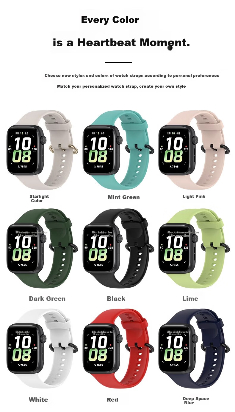 Ремешок iboann для HONOR Watch 5, черный, силиконовый, спортивный