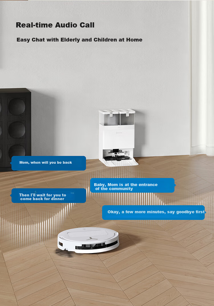 Робот-пылесос ECOVACS T50 PRO с функцией влажной уборки, автоматической очисткой, сбором пыли, интеллектуальным домашним использованием, двойными механическими рычагами, обнаружением волос, версией резервуара для воды с нулевым запутыванием (совместим с HarmonyOS)