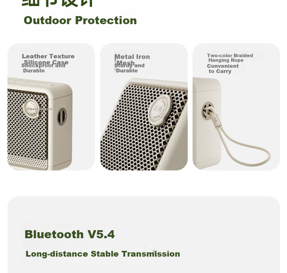 EDIFIER Evo Nano Портативная Bluetooth-колонка, мини-колонка для улицы, Bluetooth 5.4, водонепроницаемая, черная