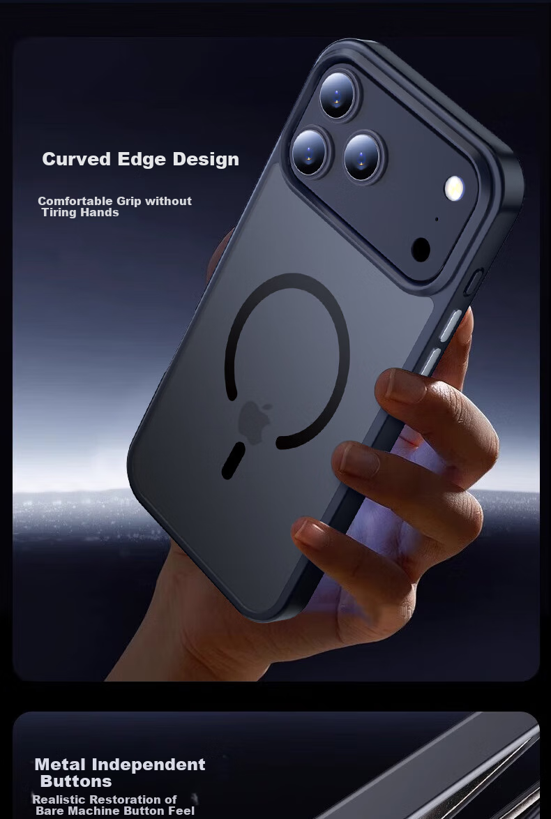 Чехол ZHIWEISHI Skin-Feel Magnetic для Apple iPhone 17, ультратонкий, противоударный, с магнитным кольцом для беспроводной зарядки, матовый, цвет "Juejue Purple"