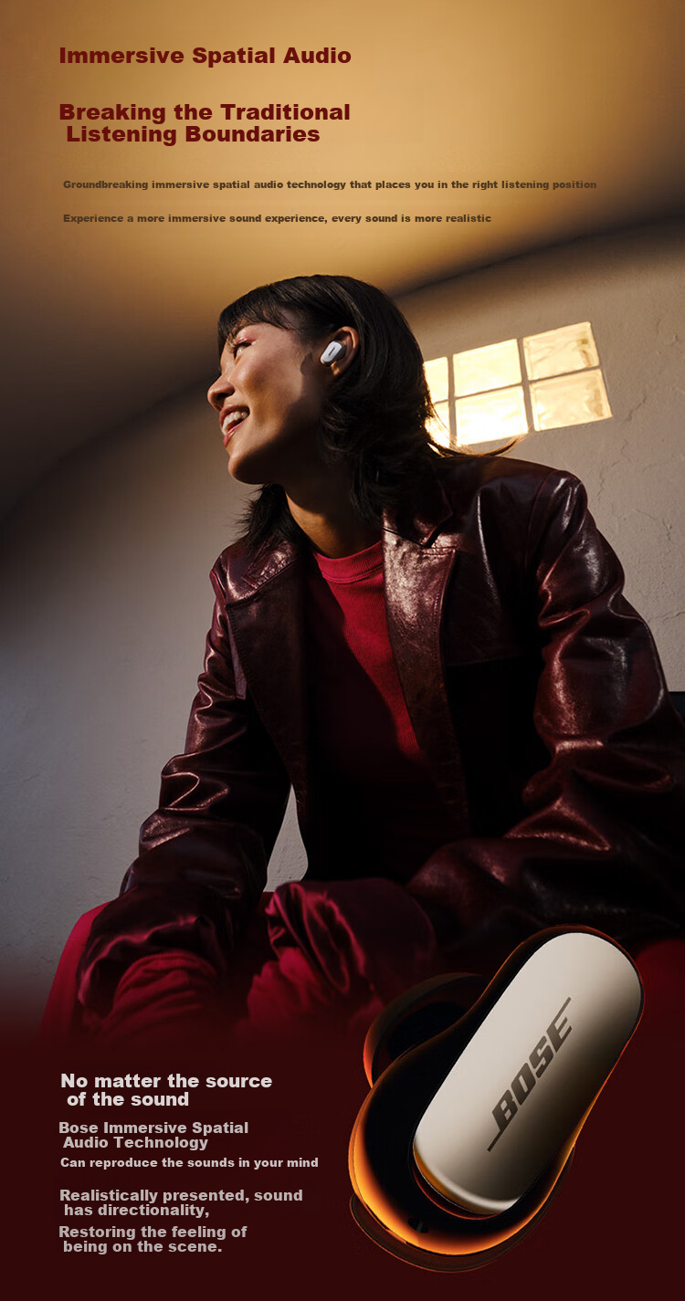 Беспроводные наушники BOSE QuietComfort Ultra Earbuds, Misty White, True Wireless Bluetooth с шумоподавлением