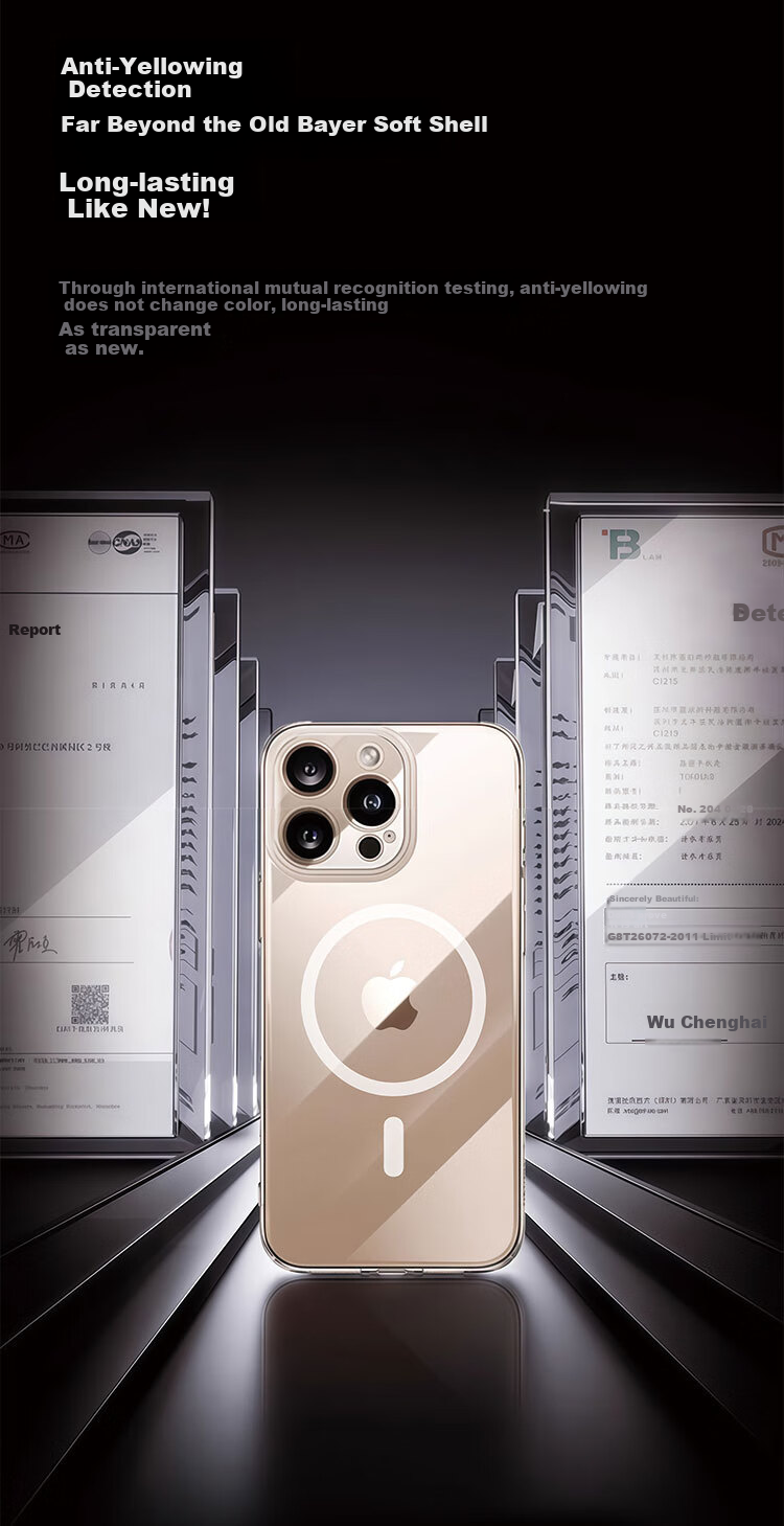 Чехол для Apple iPhone 13 Pro Max, Xuanka, прозрачный, противоударный, с защитой камеры, MagSafe