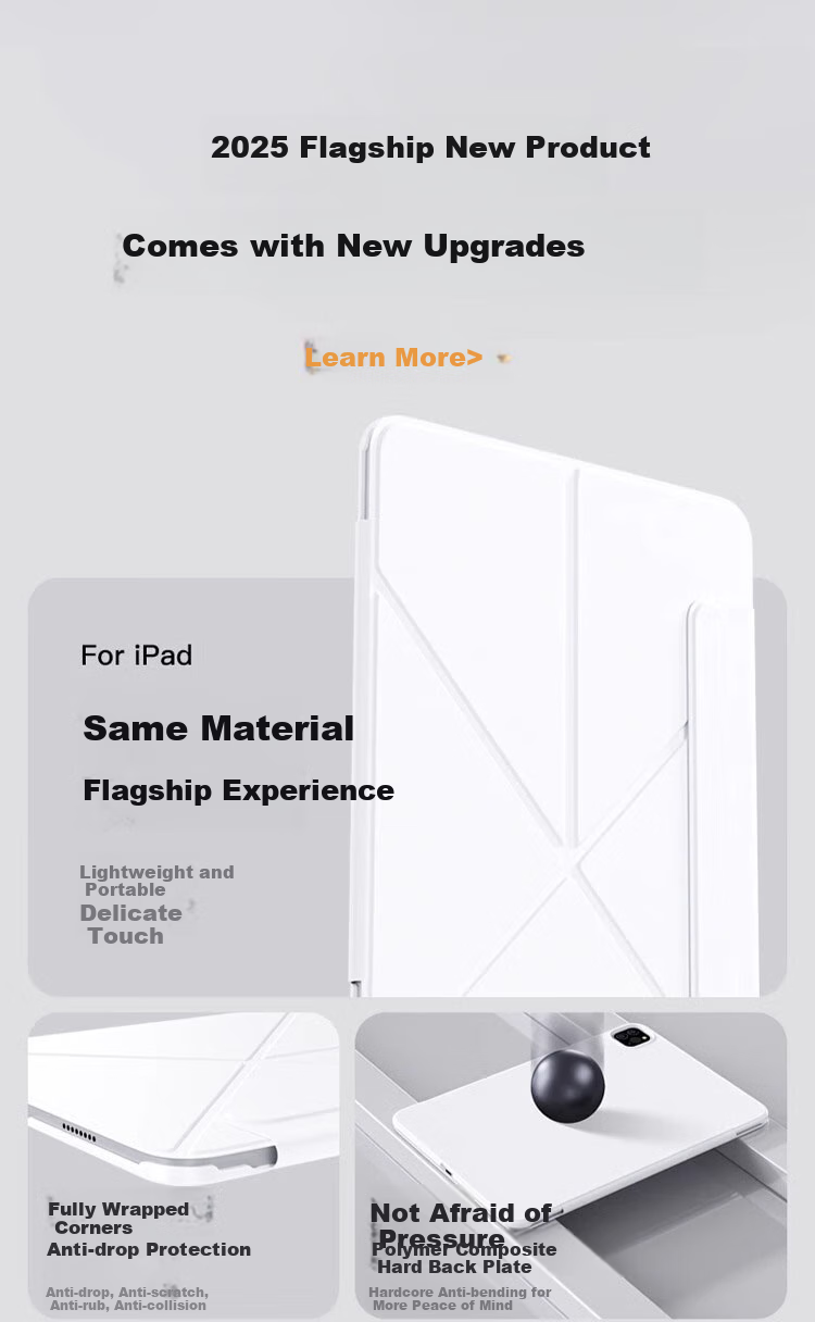 Чехол-книжка Remax для Apple iPad Air/Pro, защитный, черный, с подставкой, 10.9/11 дюймов