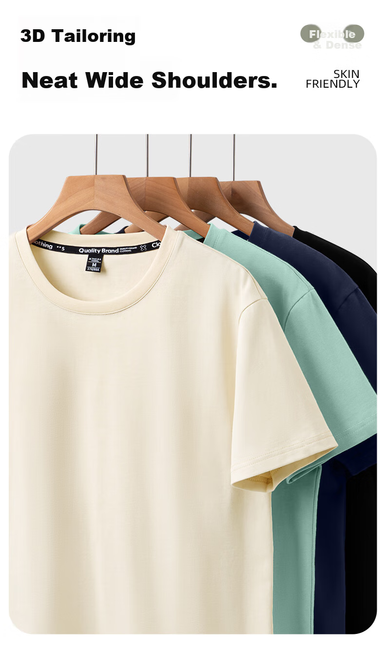 Мужская футболка с коротким рукавом Jeanswest, летняя, из чистого хлопка, мягкая, свободного кроя, универсальная, простая повседневная футболка