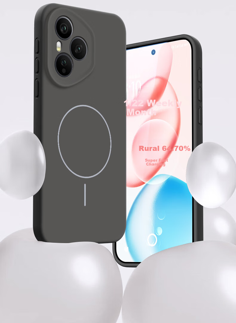 Чехол NEYAA для Honor 400 Pro, силиконовый, противоударный, синий