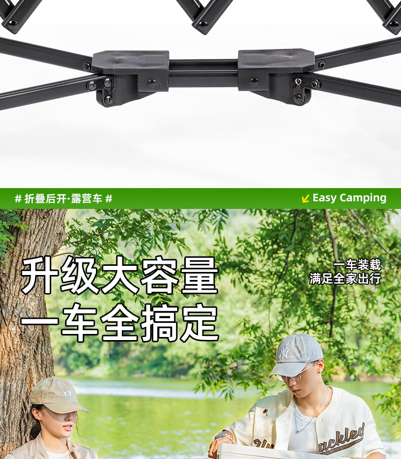 Переносная тележка для кемпинга Jiangyu, складная, для пикника, детская, складная тележка для кемпинга