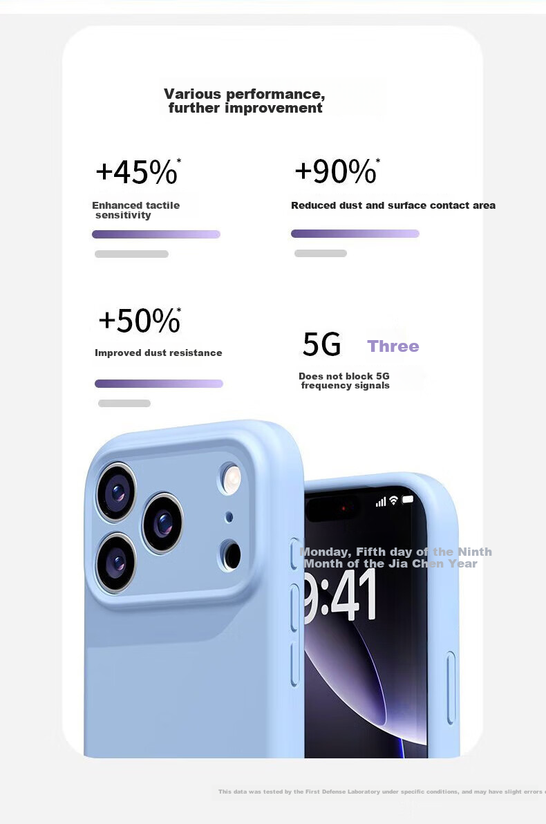 Чехол DIVI [Zero-Feel Liquid] для iPhone 17, защита от падений, защита от царапин, противоударный, приятный для кожи, жидкий силикон, ультратонкий, белый