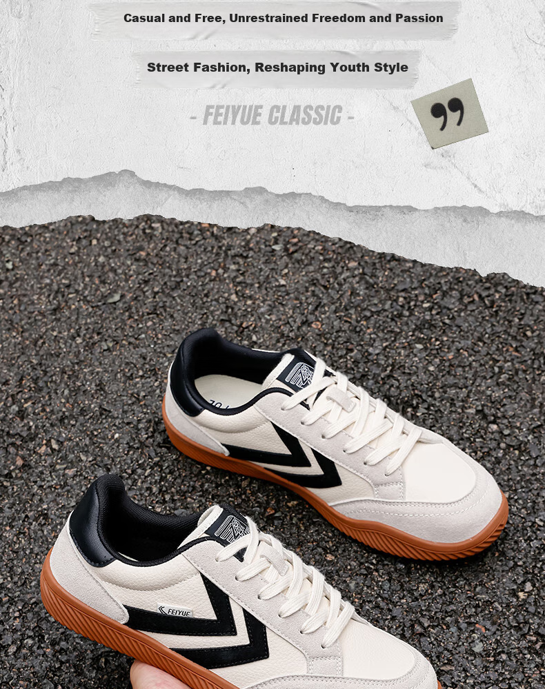 Мужские кроссовки Feiyue, повседневные, зимние, из искусственной кожи, размер 42