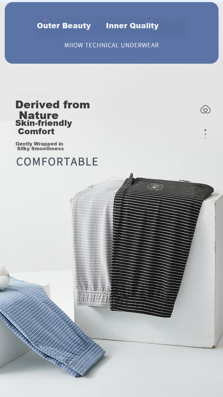 Мужские трусы-боксеры Yalu, из 100% хлопка, антибактериальные, свободного кроя, большие размеры, для дома и сна