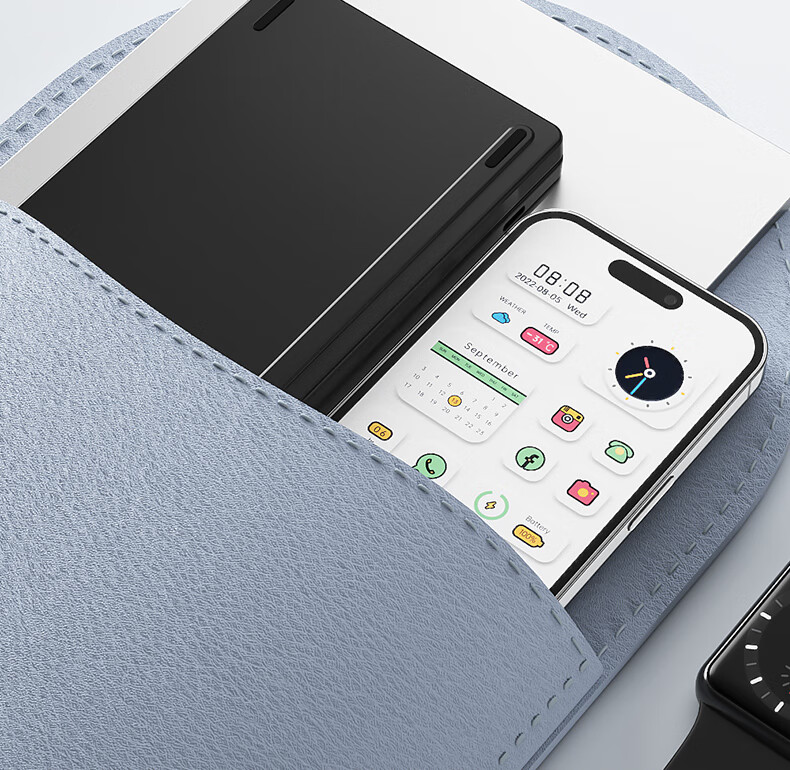 B.O.W Hangshi X23S Беспроводная складная клавиатура Bluetooth, перезаряжаемая ультратонкая портативная бесшумная клавиатура для женщин, офиса, совместимая с IPad, планшетом и смартфоном, универсальная маленькая черная клавиатура