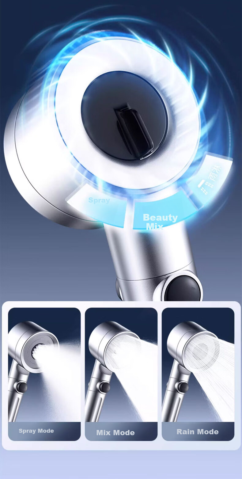 Душевая лейка HOMK, мощная, с высоким напором, бытовая, фильтрованная, для ванной комнаты