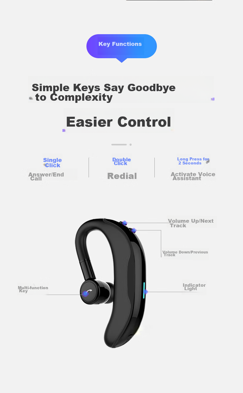 Беспроводные наушники Masentek F601
