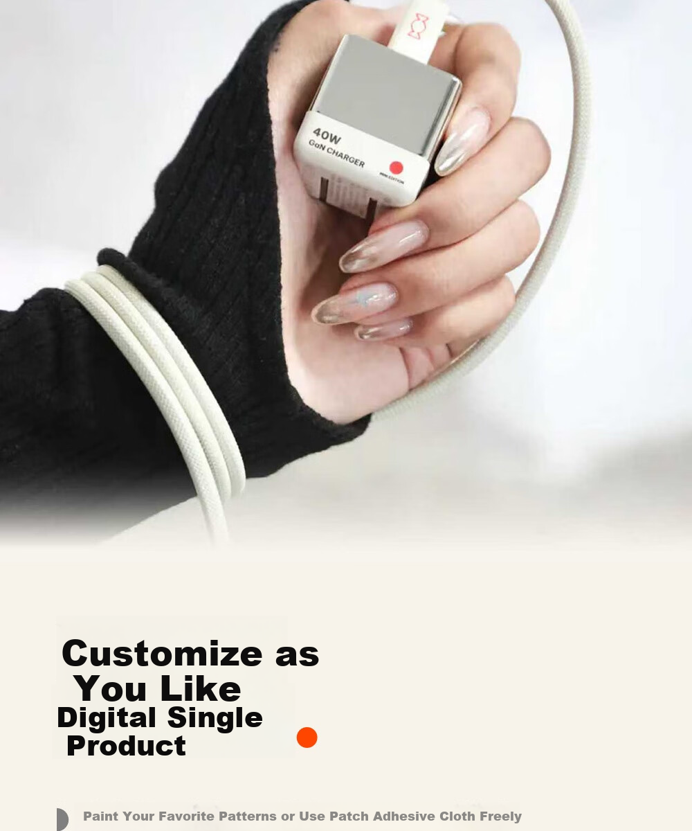 Зарядная головка CANDYSIGN Candy Factory Hard Candy A, 40W GaN, быстрая зарядка PD3.2, совместима с IPad, Apple 17/16, Android Type-C