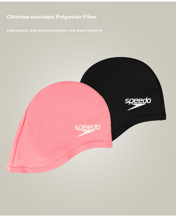 Детская шапочка для плавания Speedo, розовая, для защиты волос, легкая и прочная