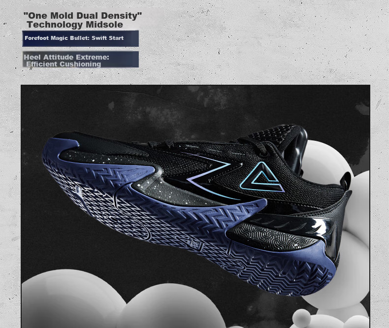 Кроссовки PEAK Extreme Basketball Shoes, мужские, для зала и улицы, зимние, дышащие, противоскользящие, износостойкие, профессиональные спортивные, DA430031