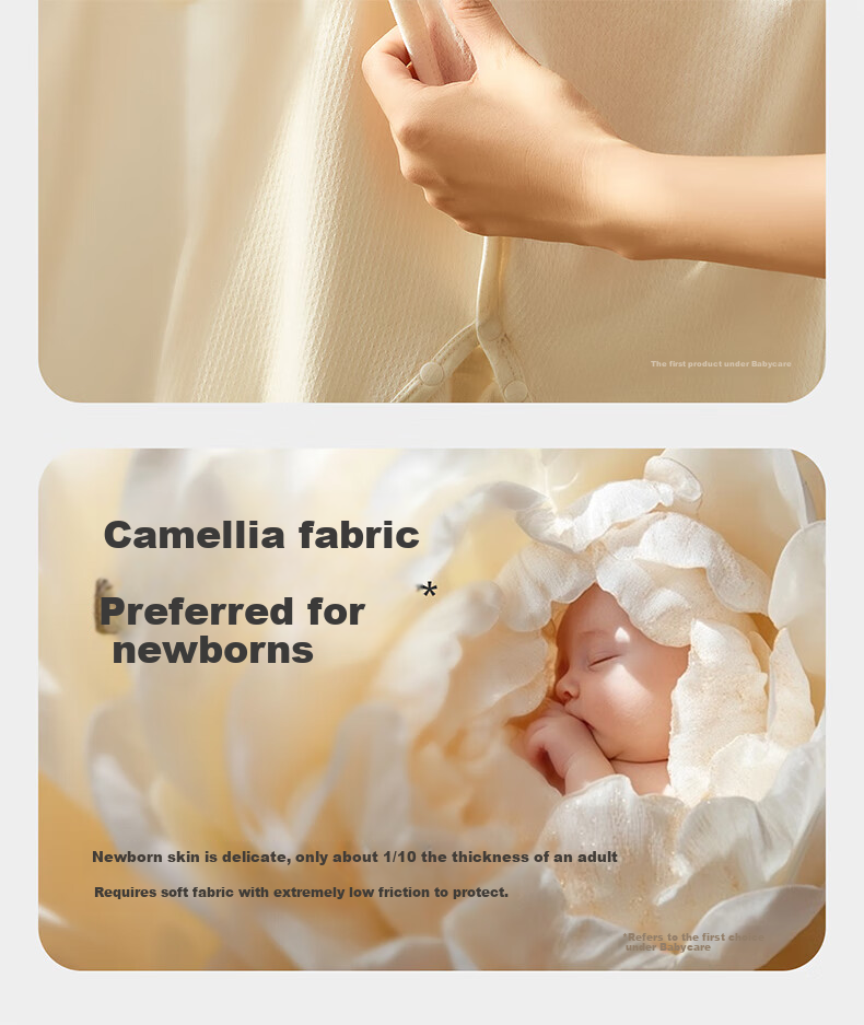 Детский комбинезон Babycare Camellia, весенняя новинка, боди для новорожденных, одежда для малышей, лунный белый, 90 см