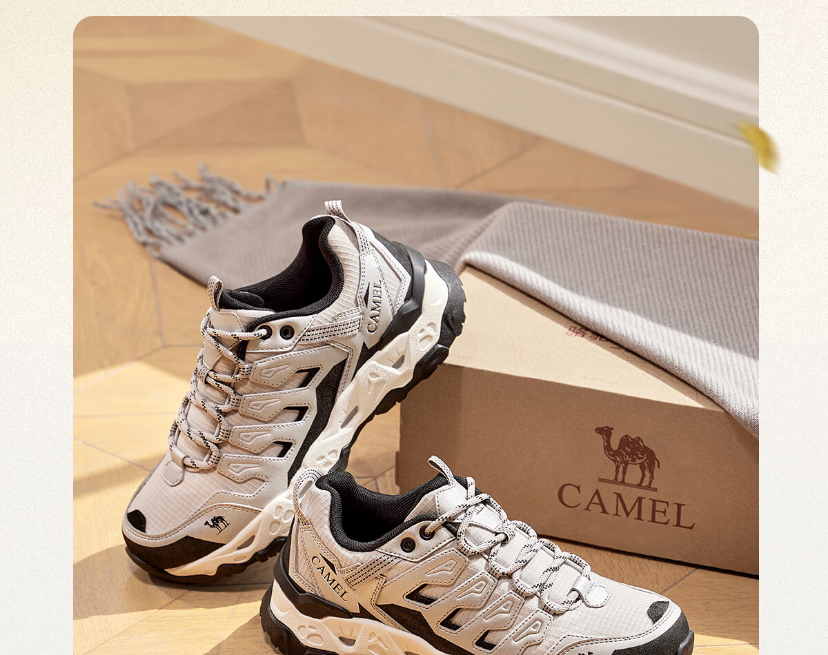 CAMEL [Moyan 2nd Generation] Мужские походные кроссовки, нескользящие, износостойкие, легкие треккинговые ботинки, дышащая спортивная обувь