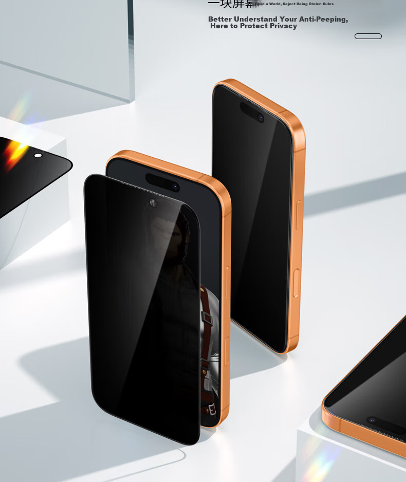 Защитное стекло BLUEO для Apple iPhone 17 Pro/16 Pro, противоударное, антибликовое, защита от отпечатков пальцев