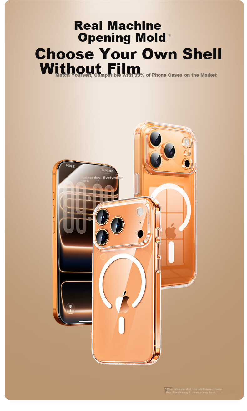 Защитное стекло PISEN для iPhone 17 Pro, полное покрытие, высокая четкость, защита от пыли, быстрое наклеивание, защита от осколков, пылезащита, защита от отпечатков пальцев, 2 шт.