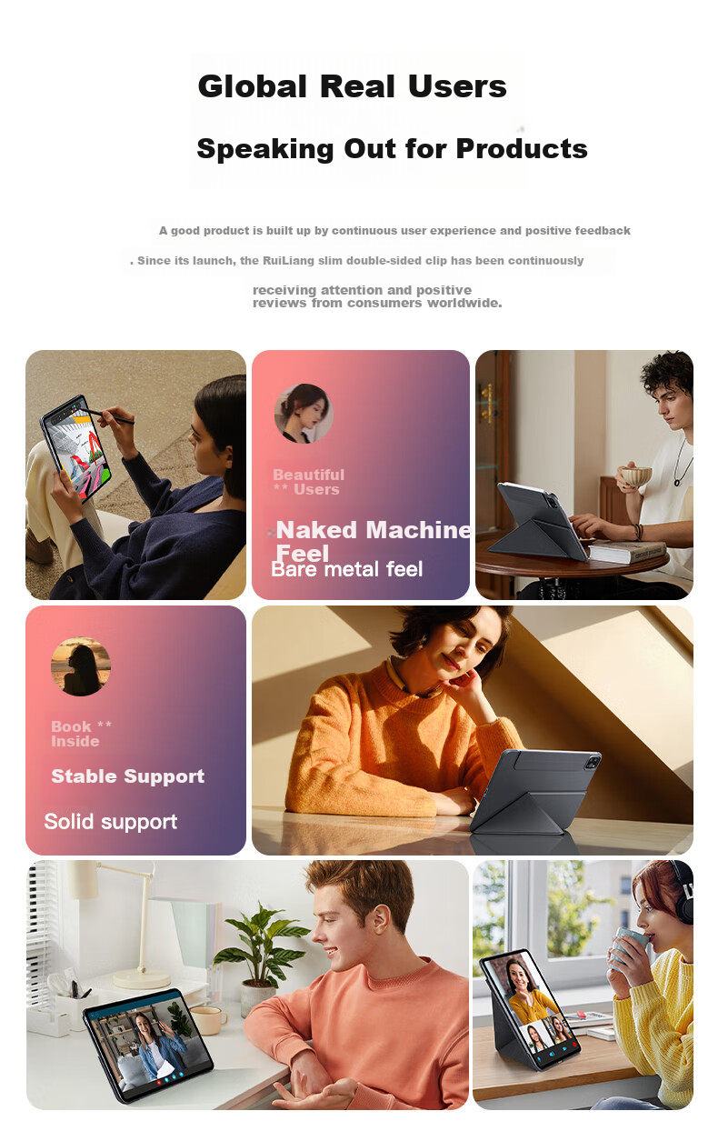 Чехол-книжка Remax для Apple iPad Air/Pro, защитный, черный, с подставкой, 10.9/11 дюймов