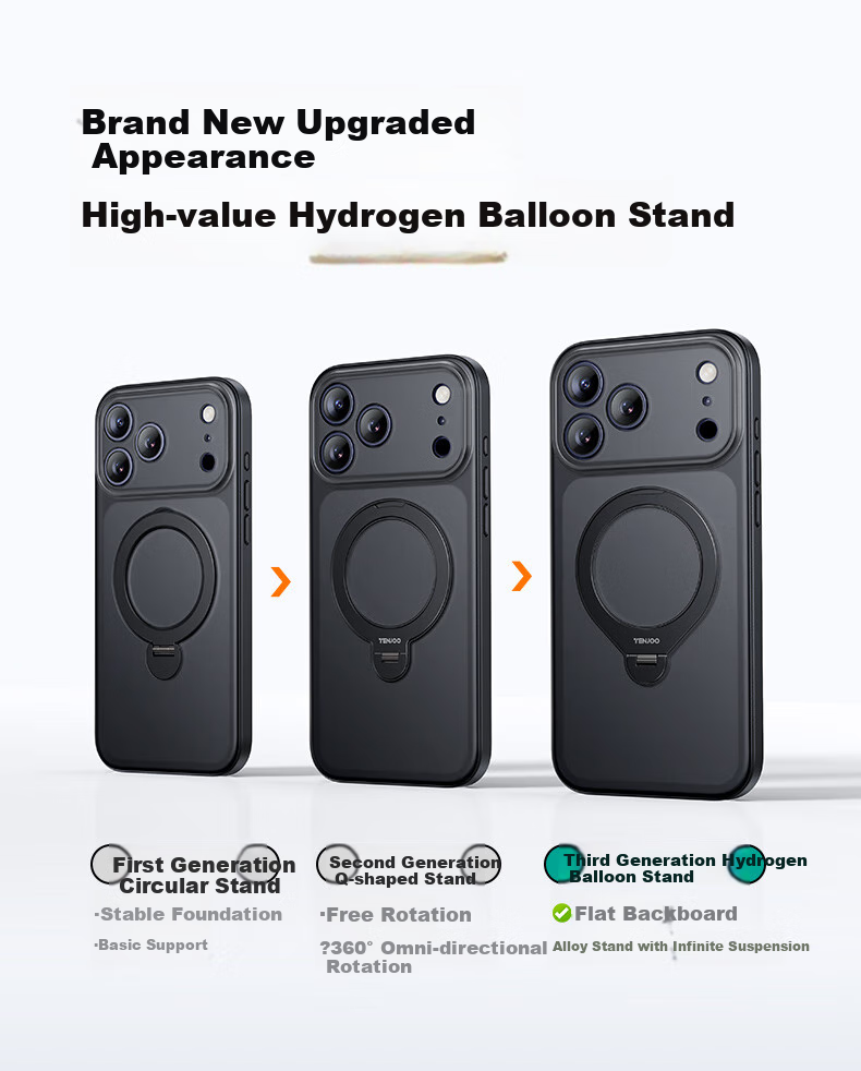 Чехол для Apple iPhone 17 Pro / 17 Pro Max, Tianjue, противоударный, с магнитом, полупрозрачный матовый