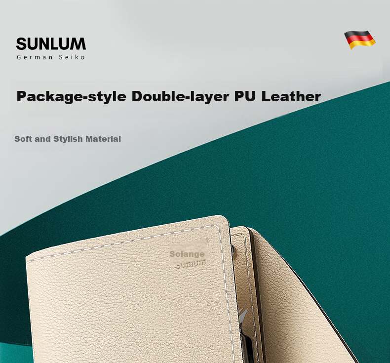 Набор SUNLUM из 5 предметов для маникюра, оригинальные скошенные лезвия, портативный для домашнего использования, немецкое качество
