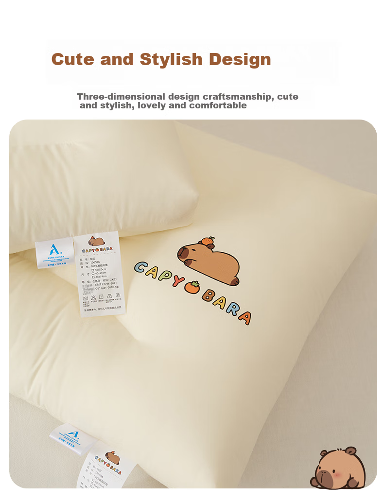 Подушка KING SHORE Student Pillow, 40x60 см, 1 шт.
