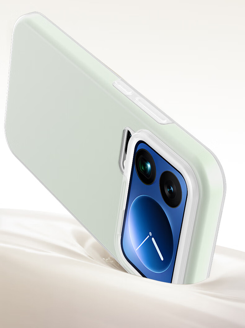 Чехол Smorss для Xiaomi 17 Pro Max, мягкий силиконовый, полный охват, противоударный, бархатный, анти-отпечатки пальцев, белый