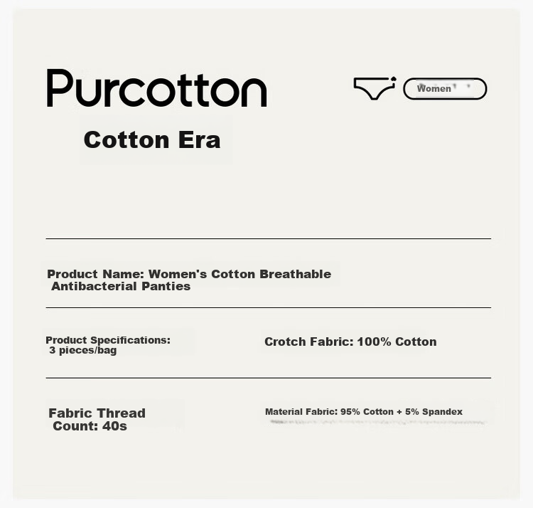 Женские трусы PurCotton