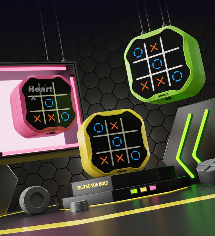 Интеллектуальная развивающая игрушка GiiKER Super Tic-Tac-Toe, электронная игра для детей, подарок на Новый год, три в ряд