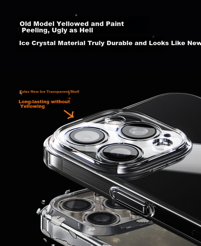 Прозрачный чехол для iPhone 15 Pro Max