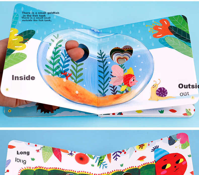 Детская развивающая книга JEPPE с окошками, для малышей от 0 до 3 лет, книга-игрушка, развивающая мелкую моторику и аудиовизуальное восприятие, набор из 6 книг