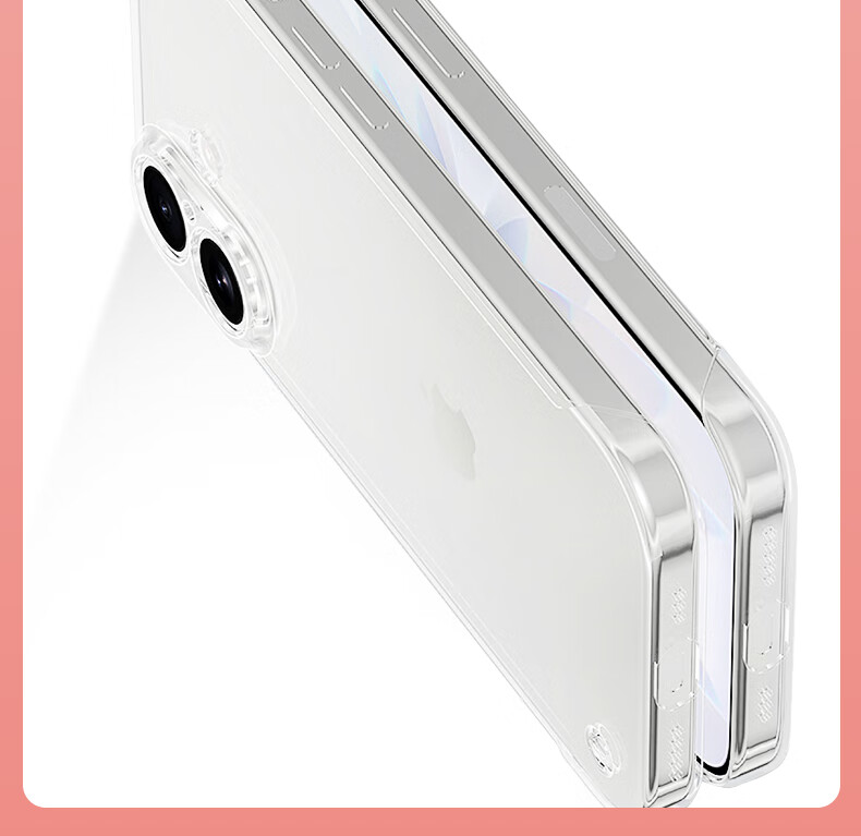 Прозрачный чехол Snowkids для iPhone Air, ультратонкий, противоударный, с защитой от окисления, полузакрытый, с ощущением голого телефона