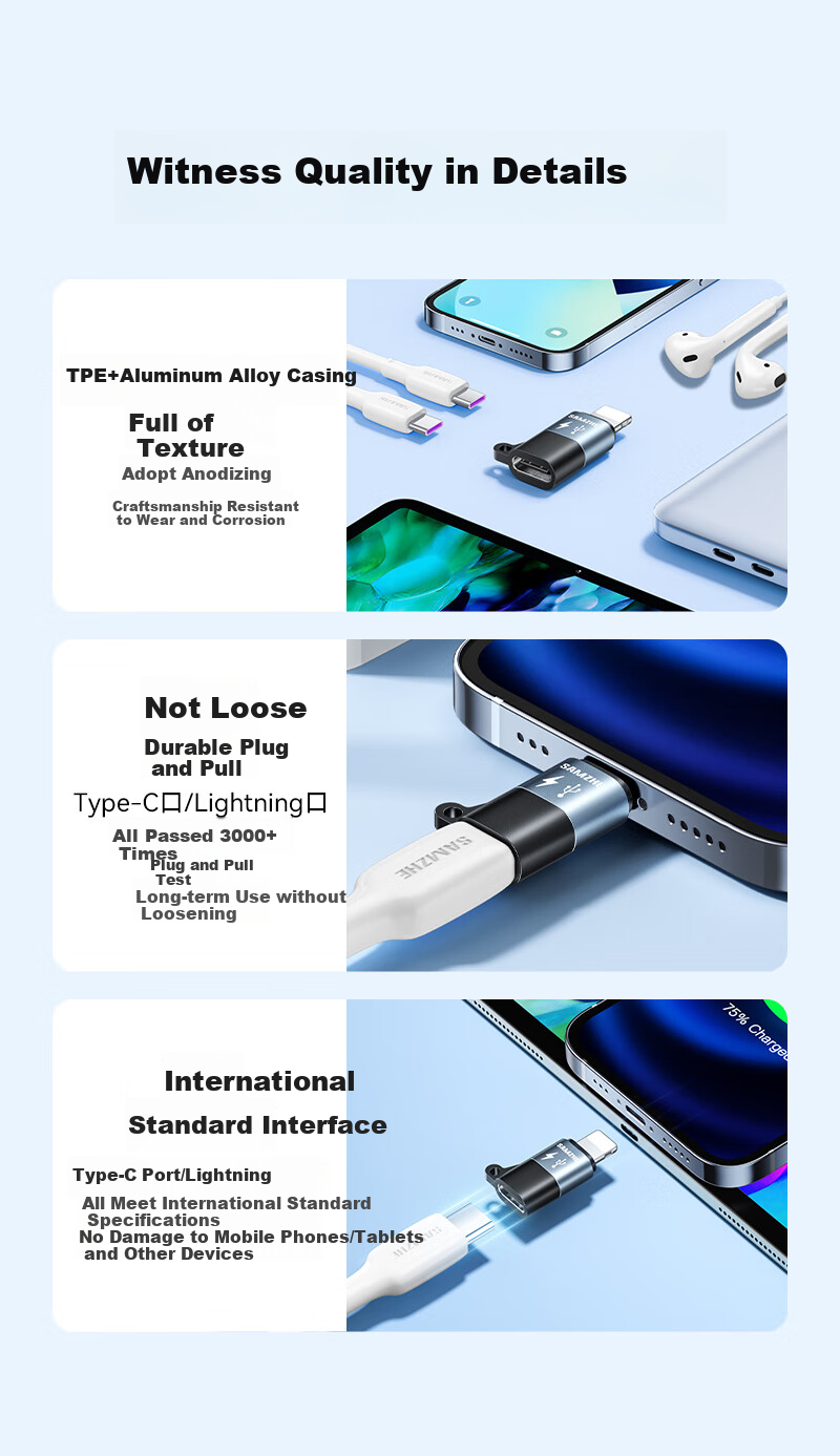 Переходник Lightning на Type-C