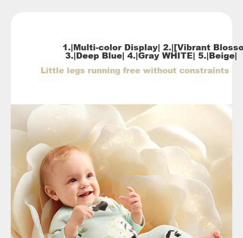 Детский комбинезон Babycare Camellia, весенняя новинка, боди для новорожденных, одежда для малышей, лунный белый, 90 см