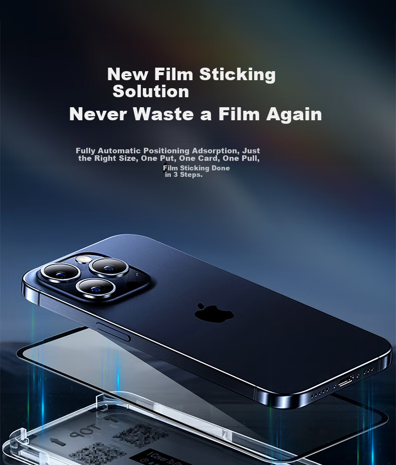 Защитное стекло ALittleFlower для iPhone 16, полное покрытие, HD, пыленепроницаемое, противоударное, антиотпечатки