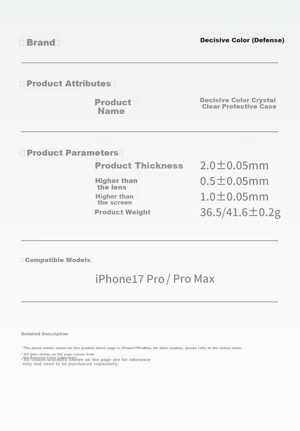 Чехол DEFENSE [Cool As Jade] для Apple iPhone 17 Pro Max, прозрачный, противоударный, с магнитной зарядкой, тонкий, для защиты телефона, Ice Transparent White