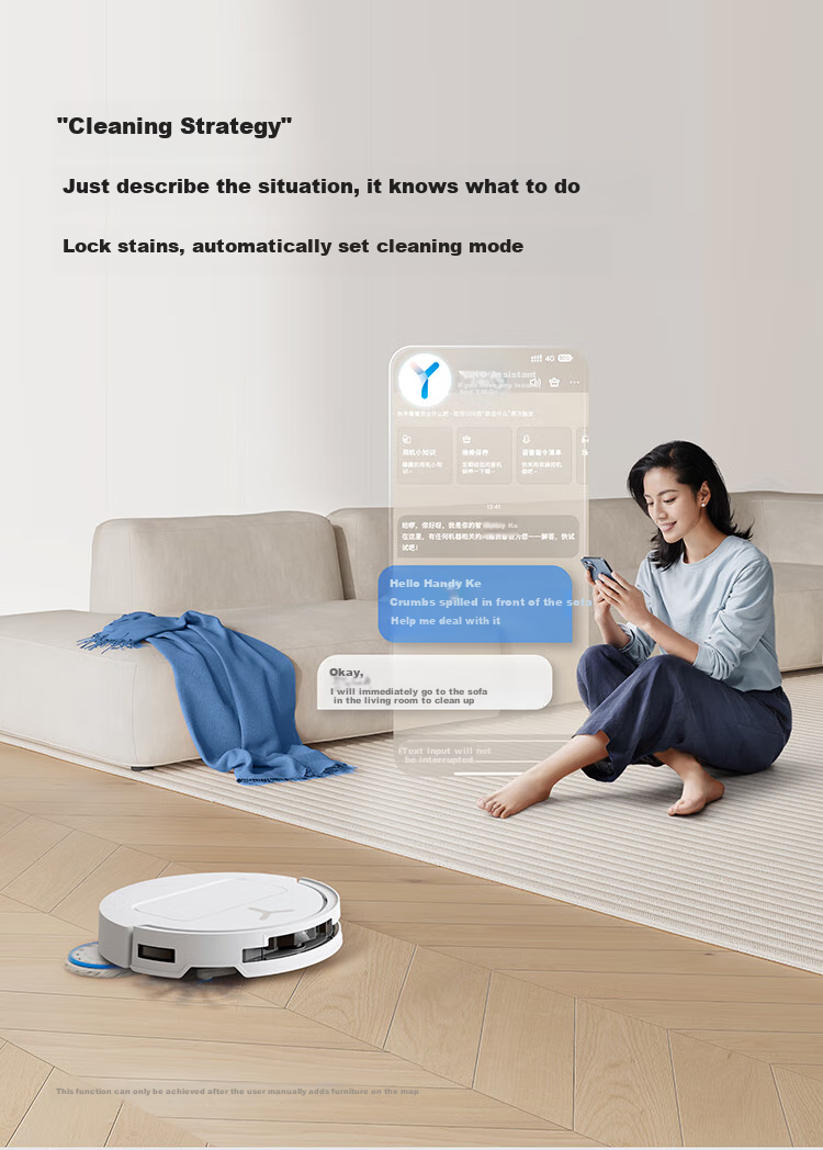 Робот-пылесос ECOVACS T50 PRO с функцией влажной уборки, автоматической очисткой, сбором пыли, интеллектуальным домашним использованием, двойными механическими рычагами, обнаружением волос, версией резервуара для воды с нулевым запутыванием (совместим с HarmonyOS)