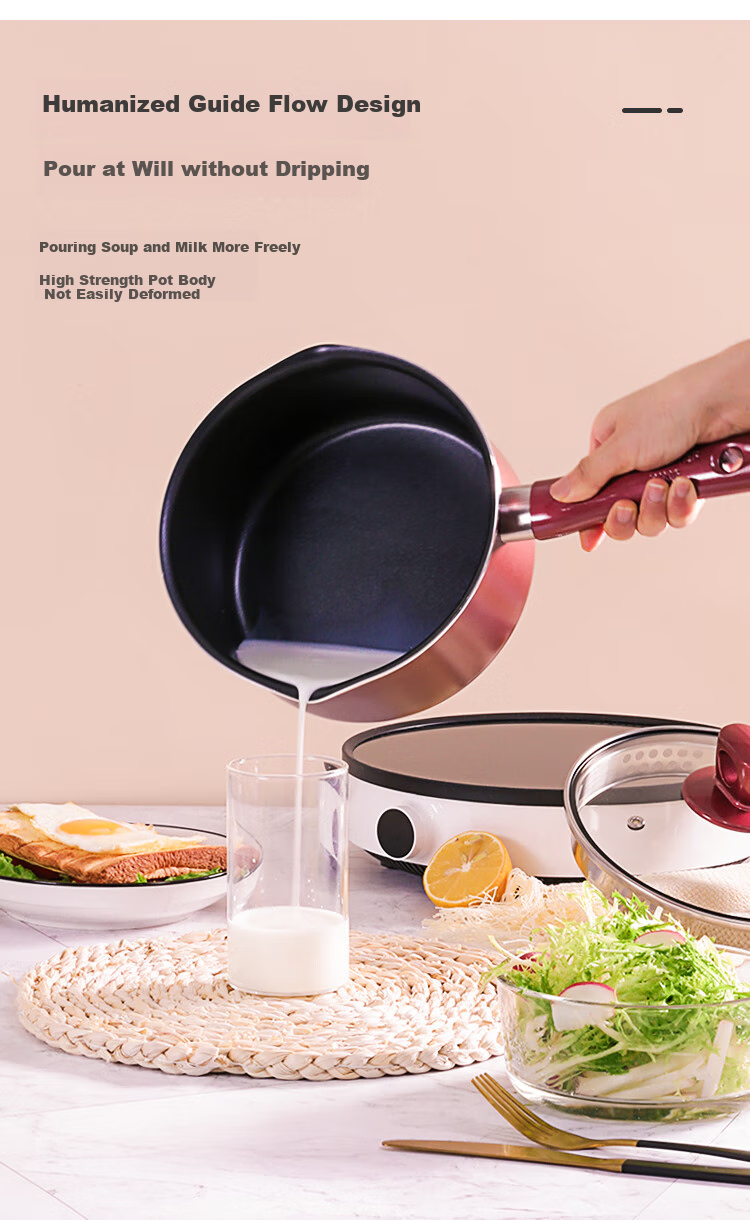 Кастрюля COOKER KING WG14306, 18 см, с антипригарным покрытием, алюминиевый сплав, для индукционных плит
