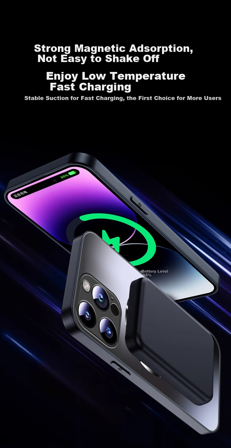 Чехол для iPhone 15 MagSafe Ekakashop, защита от падений, ультратонкий, бизнес-стиль, титановый цвет