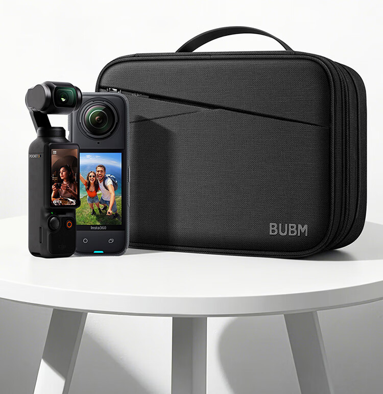BUBM Сумка для хранения цифровых устройств для экшн-камеры DJI Pocket 3, портативный дорожный чехол для аксессуаров