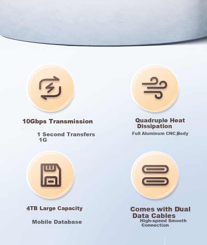 Внешний корпус ORICO M.2 NVMe SSD 10Gbps Type-C, алюминиевый, M2PJ