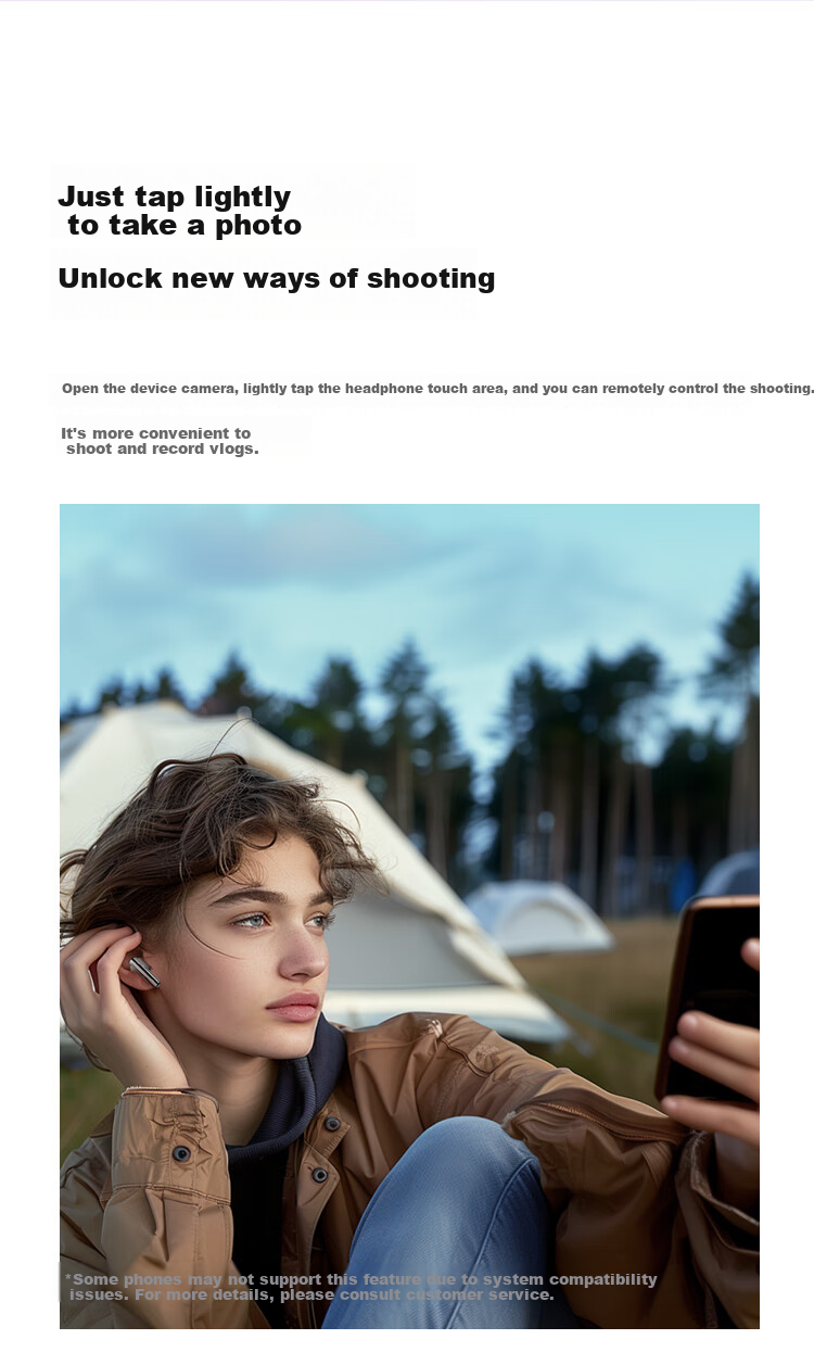 Беспроводные наушники QCY AilyBuds Clear True Wireless Bluetooth с 4 микрофонами для шумоподавления, ветрозащитой, спортивные, совместимые со всеми смартфонами, фиолетовые