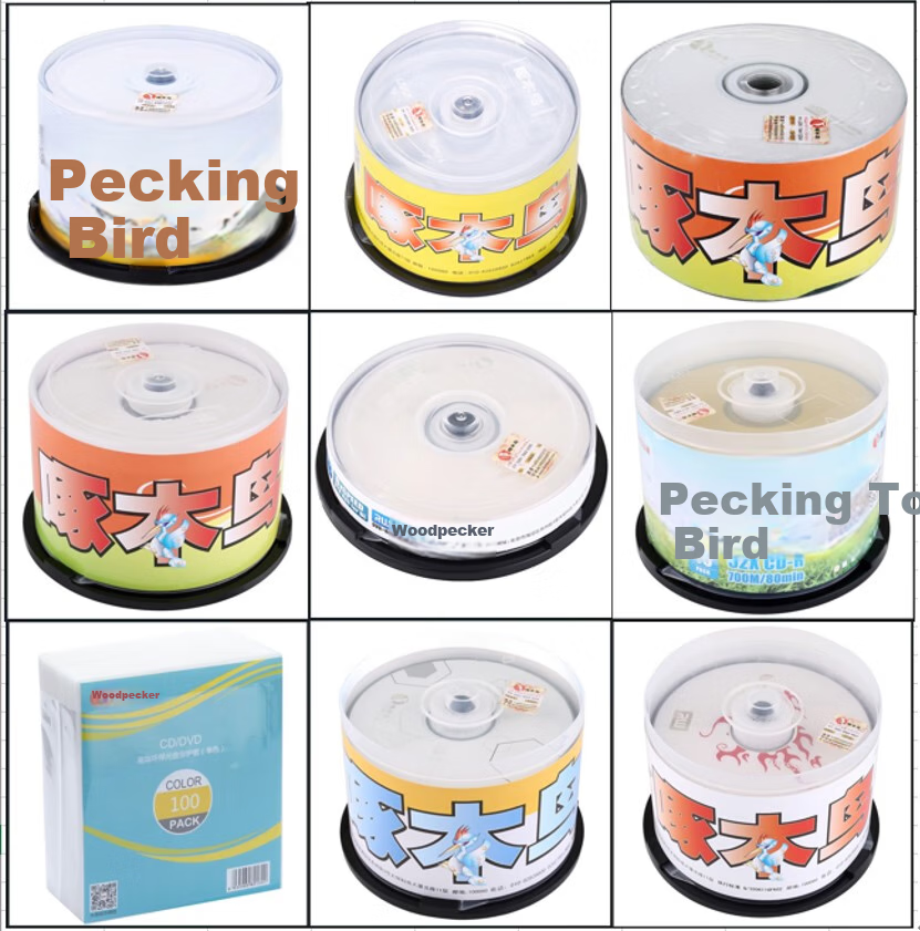 DVD+R Zhuomuniao, 16x Speed, 4.7GB, Traditional Series, 10 Discs in A Barrel, Recordable Discs