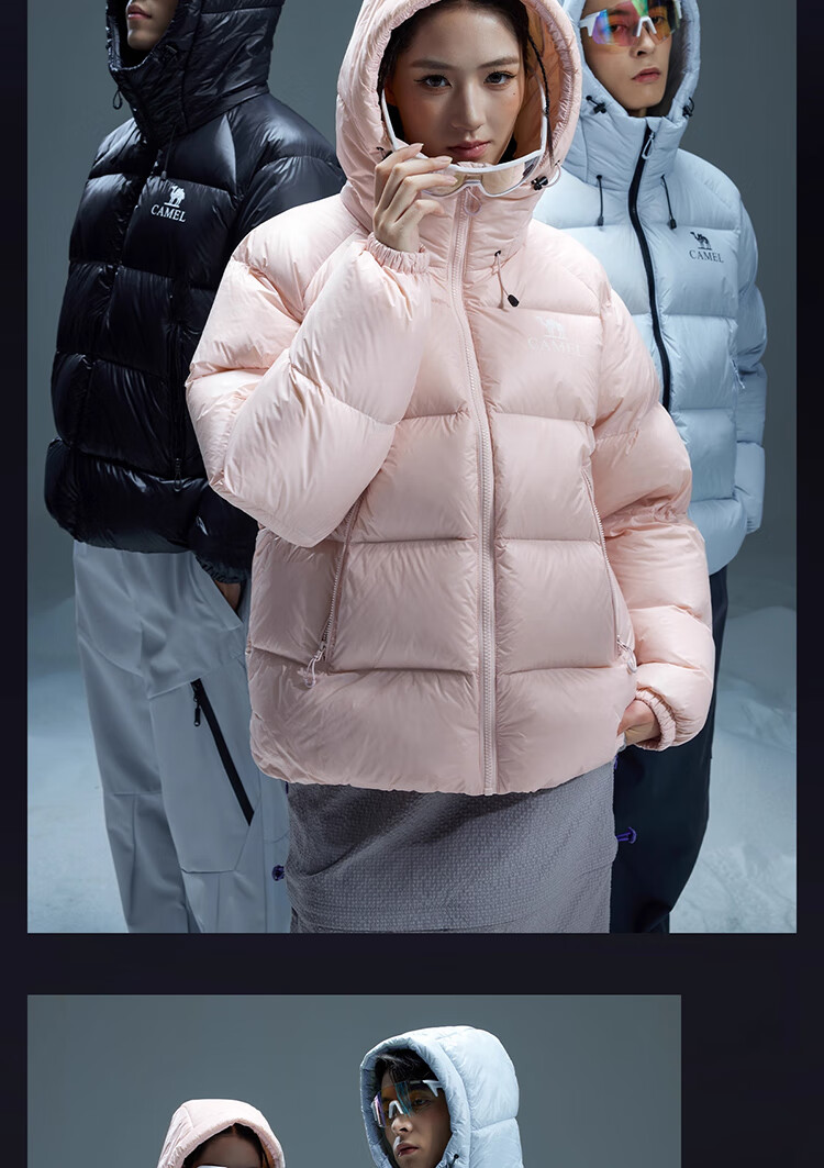 Женская пуховая куртка CAMEL Black Diamond 5PRO, теплая, антистатическая, с капюшоном, для активного отдыха