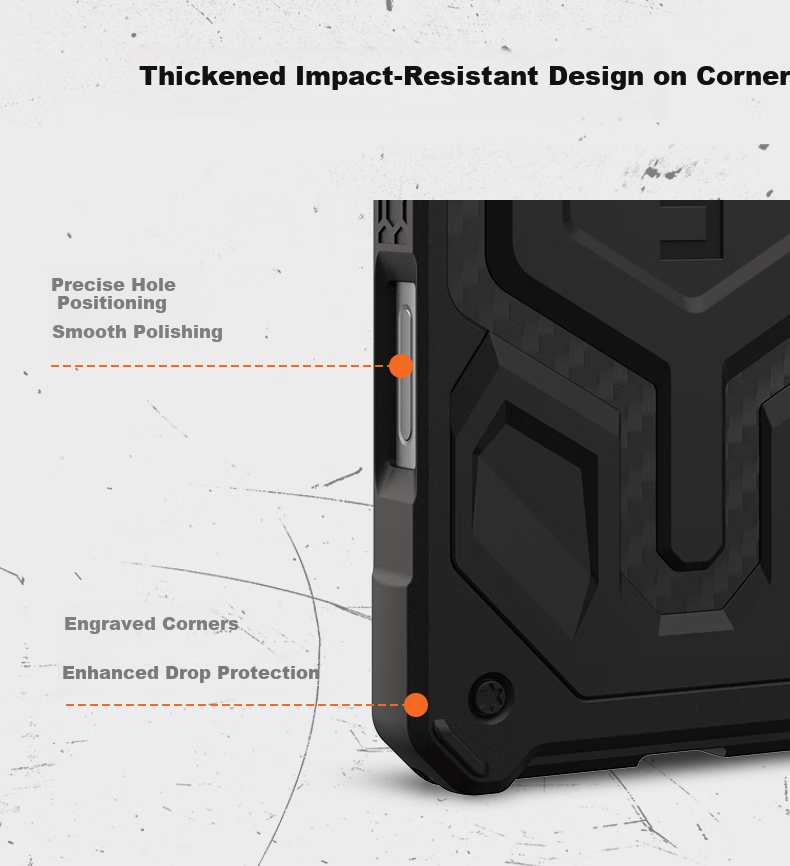 UAG Чехол для iPhone 17 Pro, противоударный, с полной защитой, анти-отпечатки, бизнес-магнитный, элегантный черный карбон