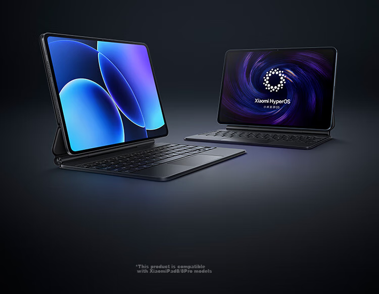 Планшетная клавиатура MI Floating Keyboard с тачпадом, черная, для Xiaomi Pad 8/8 Pro