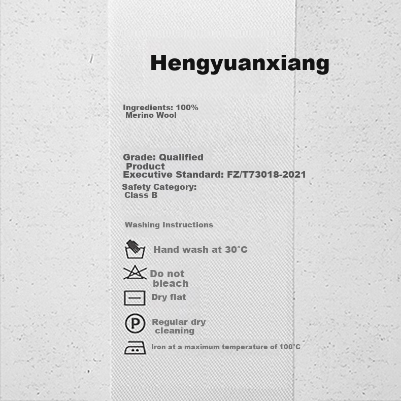 Мужской свитер Hengyuanxiang из 100% чистой шерсти, новый зимний стиль, полуворотник, утолченный теплый вязаный базовый слой для молодых и взрослых мужчин