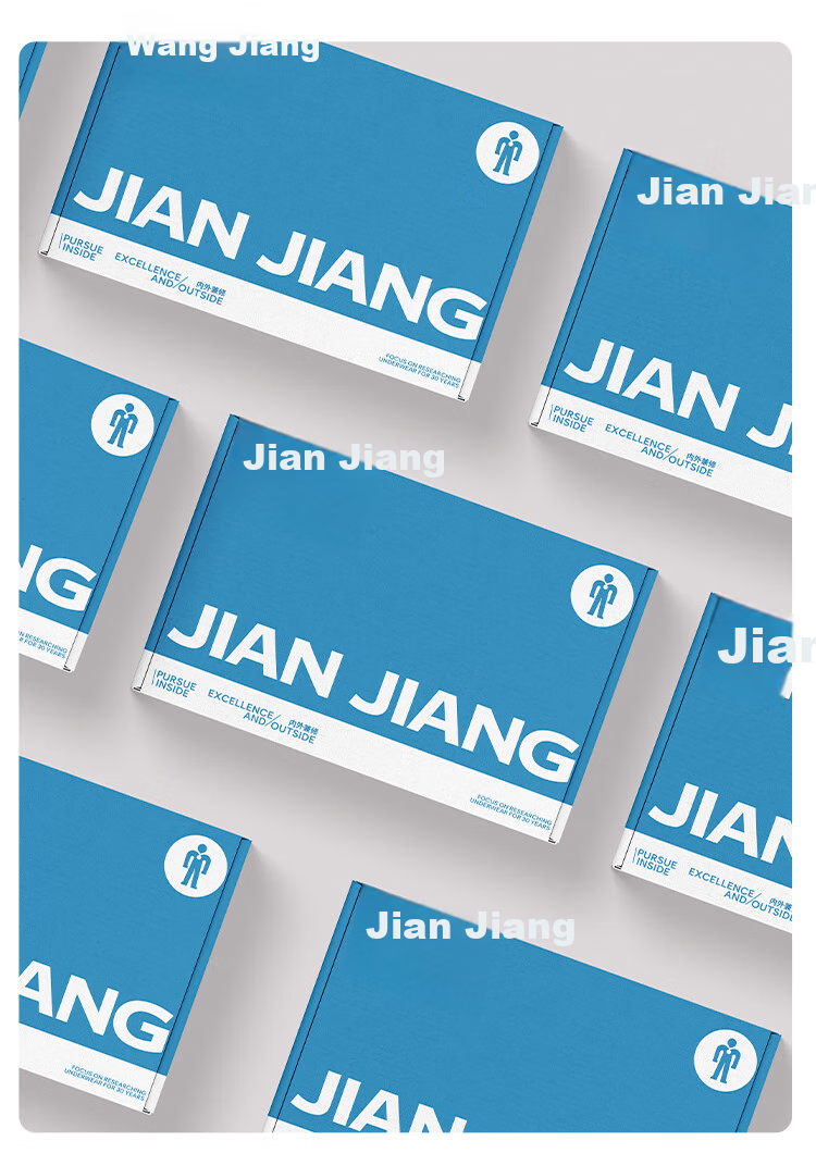 Мужские трусы Jianjiang, боксеры из ледяного шелка, бесшовные, антибактериальные шорты 7A, дышащие быстросохнущие сетчатые принтованные шорты, 3 шт.